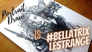 Harry Potter is #BellatrixLestrange in Portrait Draw!