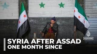 One month since Assad's overthrow: Hope & uncertainty as Syrians look to future