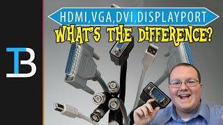 What Is The Difference Between HDMI, DisplayPort, VGA, and DVI?