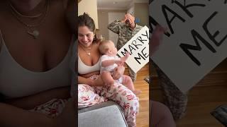 Soldiers homecoming turns into surprise proposal 