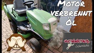 Viking Rasentraktor Briggs & Stratton Motor qualmt. Der Motor verbrennt Öl! Zylinderkopfdichtung???