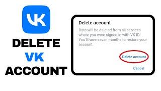 How to Delete VK Account in Mobile App 2023 - Delete Vk Account Permanently