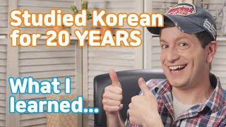 20 Years of Learning Korean | The Truth No One Told Me