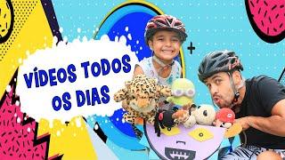 DESCENDO A LADEIRA COM BRINQUEDO RADICAL- TITINA E TITISCO