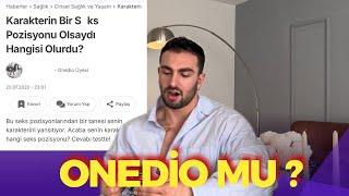 CİNSEL ONEDİO TESTLERİNİ ÇÖZDÜM  SORRY MOM