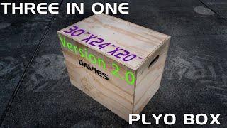 Version 2: How to Build a DIY 3 in 1 Crossfit Plyo Box with One Sheet of Plywood