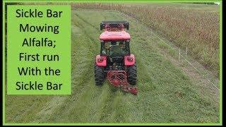 Sickle bar mowing alfalfa; Powerful Life memories & Food plot updates