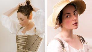 Getting dressed in the 18th century - working woman