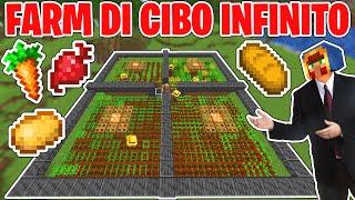 Farm di PANE, CAROTE, PATATE e BARBABIETOLE full automatica - Tutorial ITA per JAVA e BEDROCK MCPE