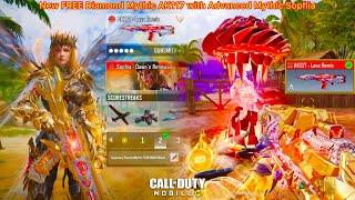 FREE Diamond Mythic AK117 Lava Remix looks amazing with Gold Mythic Sophia to wreck everyone in CODM