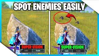 HOW TO SPOT ENEMIES EASILY IN BGMI & PUBG MOBILE TIPS & TRICKS GUIDE/TUTORIAL