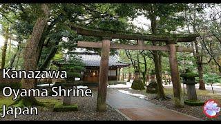 Walking around the Oyama Shrine  in Kanazawa, Ishikawa, Japan.