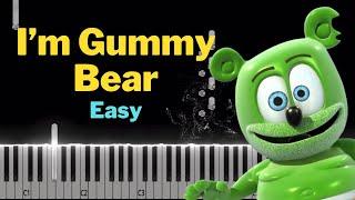 EASY Piano Tutorial | I’m a Gummy Bear