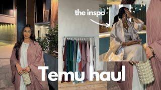 TRYING OUT ABAYAS FROM TEMU ...