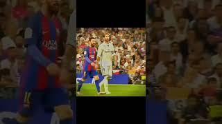 Ramos Tackle on Messi  #footballshorts #messi #footballshorts