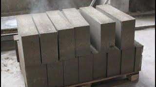 Lightweight concrete blocks product line without autoclave