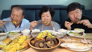 대명절 한가위 맞아 갈비찜과 각종 명절 음식 한 상 가득!! (Korean Thanksgiving Day foods) 요리&먹방!! - Mukbang eating show