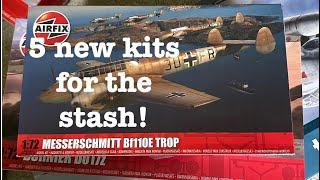 5 new kits for the stash from Airfix and Italeri that I can’t wait to build!