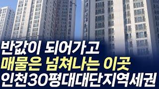 인천 30평대 대단지 역세권아파트,반값이 되어가고 매물은 넘쳐나는 이곳(부동산 아파트 미분양 분양권 입주권 재개발 재건축)