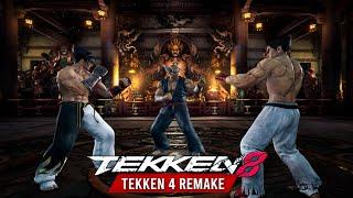 Jin Vs Kazuya Vs Heihachi | Epic Battle :Tekken 8 | T4 Remake