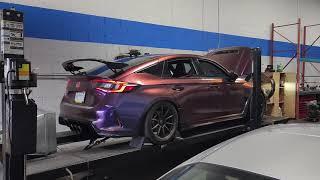 Big Turbo (27WON Kuro) 500HP FL5 Honda Civic Type R Dyno!