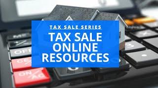 Tax Sale Online Resources: Quick Start Training