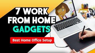 7 Work From Home Setup Ideas | Must Have Laptop Accessories & Gadgets India | Home Office Setup 2021