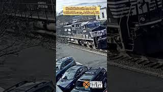 Norfolk Southern Lead with FRA Cars! Ashland, VA