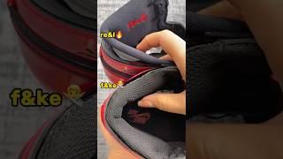 Real Vs Fake Patent Bred Jordan 1 #sneakerhead #sneakers #viral