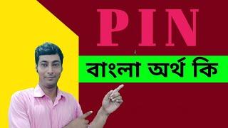 PIN MEANING IN BENGALI //পিন বাংলা অর্থ কি#pinmeaninginbengali#pinmeaning#pin