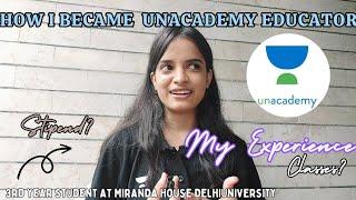 I Joined Unacademy as Educator Intern|| My Experience from shortlisted to on-boarding ️️