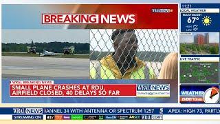 RDU Employee Speaks on Plane Crash: UNC Health Plane crashed at RDU with 1 Physician and a Pilot