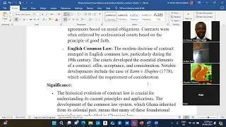 Ghana School of Law Entrance Examination Revision: Law of Contract- Theme 1- Formation of Contract