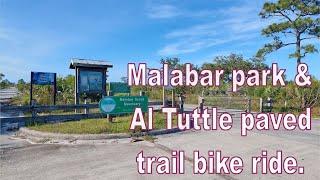 Florida Bike Ride Malabar Park Al Tuttle Nature Gopher Tortoise Rabbit Cycling