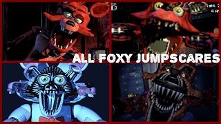 Every Single Foxy Jumpscare - Five Nights at Freddy's