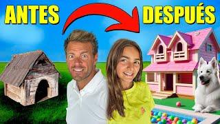 CONSTRUÍ UNA CASA DE ENSUEÑO PARA MI PERRO Itarte Vlogs