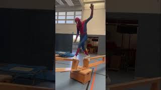 Can I do it? The floor is lava with Spider-Man #shorts
