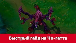 Быстрый гайд League of legend | Чо-Гат