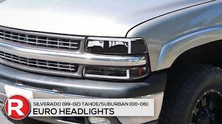 DIY Install: Spec-D Headlights Silverado (99-02) Tahoe / Suburban (00-06) w/ LED Bar - Black/Chrome