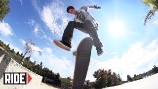 Christian Flores Skateboarding in Slow Motion - Fakie Frontside Bigspin Late Flip