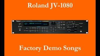 Roland JV-1080 - Démos internes - Factory Demo Songs