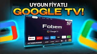 Uygun fiyata satılan Google TV - FOBEM 43 MT43EG4000F neler sunuyor?