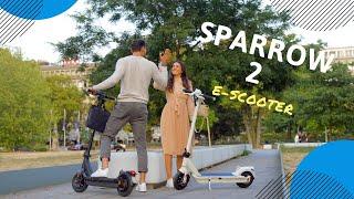 Der neue IO Hawk Sparrow 2  E-Scooter - bis zu 90 km Reichweite /500 W Motor/ Offroad/ Blinker uvm.