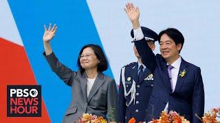 Taiwan's president urges China to end threats as Beijing says independence is 'dead end'