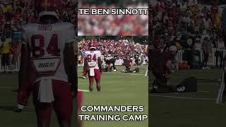 Rookie TE Ben Sinnott at Commanders Training Camp | John Keim Report