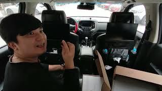 UNBOXING & INSTALLING 14 Inch Portable Full HD Monitor As Car Headrest Entertainment