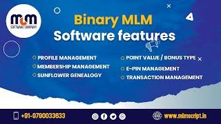 MLM Software Demo- Readymade Binary MLM Software Script Features and advanced integrations.