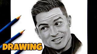 Cristiano ronaldo (cr7) drawing | Pencil Drawing