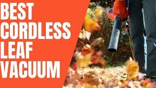 Best Cordless Leaf Vacuum Review 2022