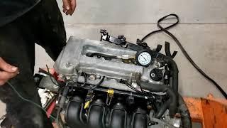 Toyota 1ZZ-FE "Junk"yard Engine Compression Test